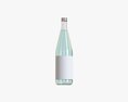 Mineral Water In Glass Bottle Mock Up 3D модель