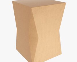 Packaging Box With Bevelled Corners 01 3D 모델 