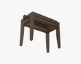 Piano Chair Modello 3D