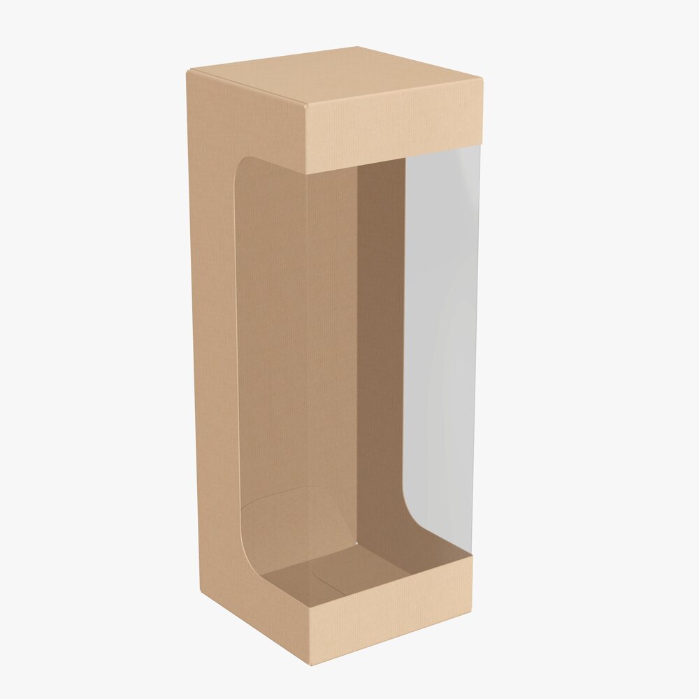 Retail Cardboard Display Box 04 Modelo 3D