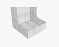 Retail Cardboard Display Box 04 Modelo 3D