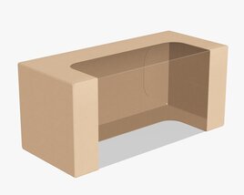 Retail Cardboard Display Box 05 3D модель