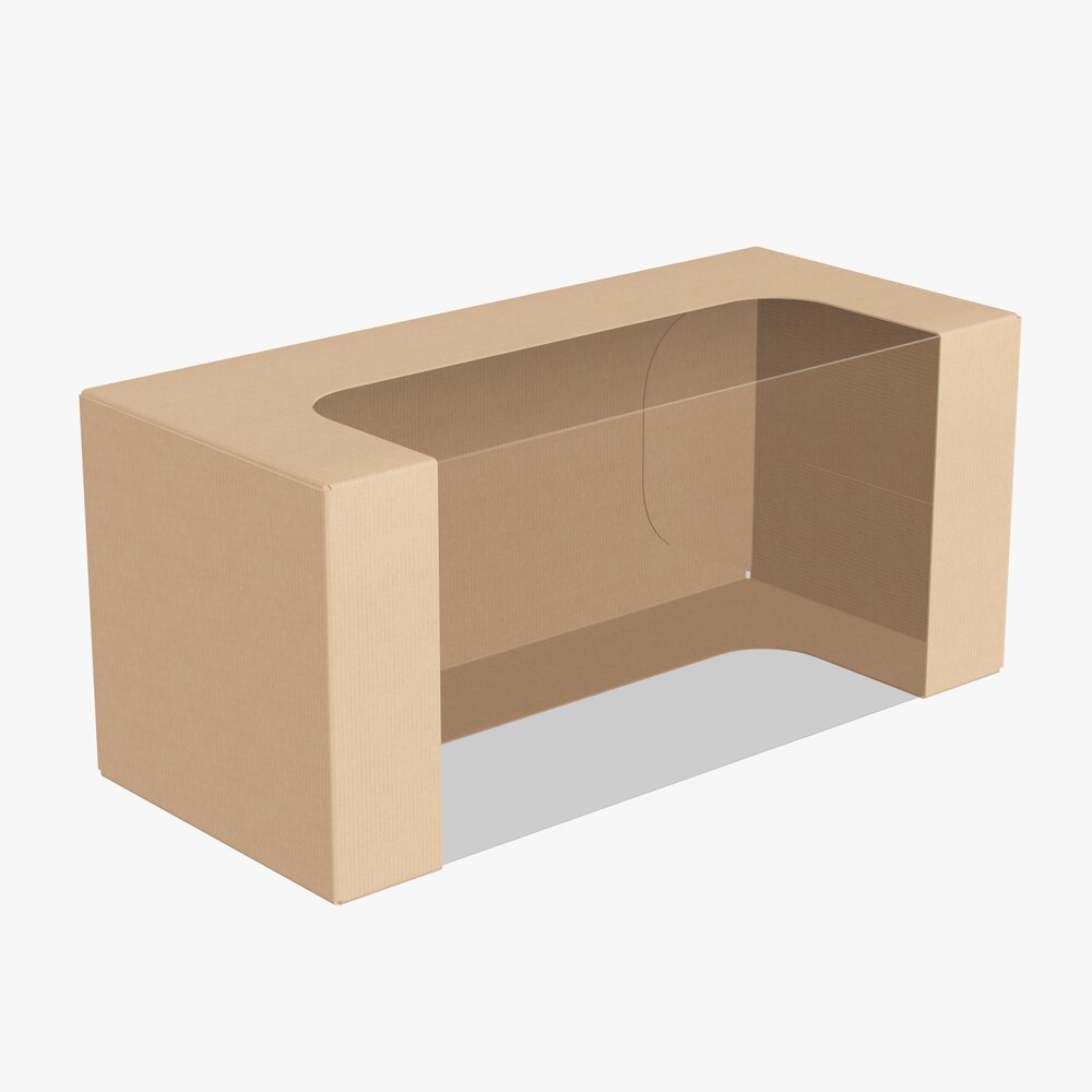 Retail Cardboard Display Box 05 Modelo 3D