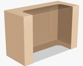 Retail Cardboard Display Box 06 3D 모델 