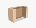 Retail Cardboard Display Box 06 Modello 3D