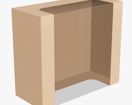 Retail Cardboard Display Box 07 3D model