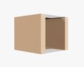Retail Cardboard Display Box 08 3D 모델 