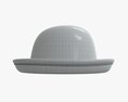 Red Bowler Hat 3D模型