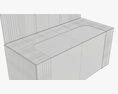 Retail Hanging Cardboard Display Box 01 3Dモデル