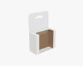 Retail Hanging Cardboard Display Box 02 Modèle 3d