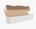 Shipping Bottle Box Tall Opened 3d model