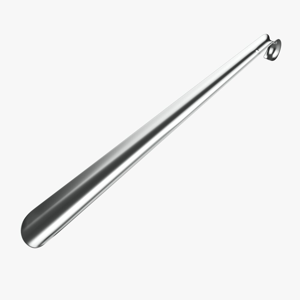 Shoehorn Metal Tall With Hole Modelo 3D