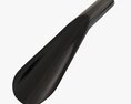 Shoehorn Plastic Small Type 4 Black 3d model