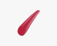 Shoehorn Plastic Small Type 5 Red 3D模型