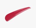 Shoehorn Plastic Small Type 5 Red 3D модель