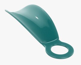 Shoehorn Plastic Small With Hole Modèle 3D