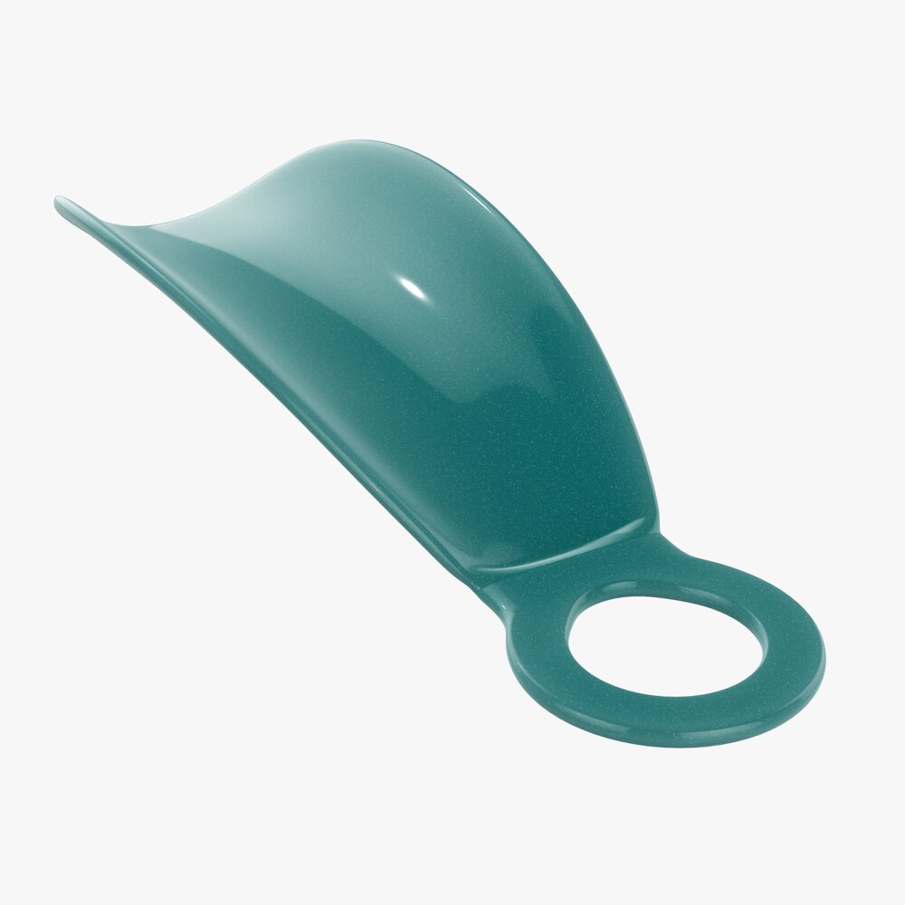 Shoehorn Plastic Small With Hole Modello 3D