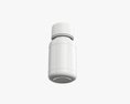 Small Plastic Bottle With Cap Modelo 3d