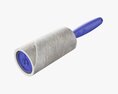 Sticky Paper Lint Roller Dirty 3D-Modell