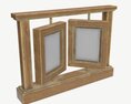 Wooden Photo Frame 3d model