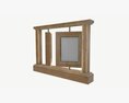 Wooden Photo Frame 3D модель