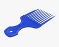 Afro Pick Hair Comb Hairdresser 3D模型