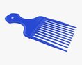 Afro Pick Hair Comb Hairdresser 3D 모델 