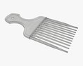 Afro Pick Hair Comb Hairdresser 3Dモデル