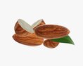 Almond Nuts 02 Modelo 3D