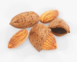 Almond Nuts 03 Modèle 3D