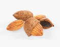 Almond Nuts 03 Modèle 3d