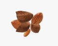 Almond Nuts 03 Modèle 3d