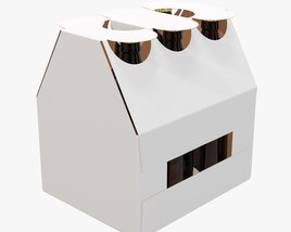 Bottle Carrier Box 3D 모델 