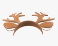 Headband Deer Ears Horns Modelo 3d