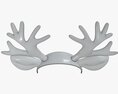 Headband Deer Ears Horns 3D模型