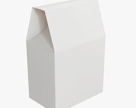 Cardboard Cookie Box Regular 3D model