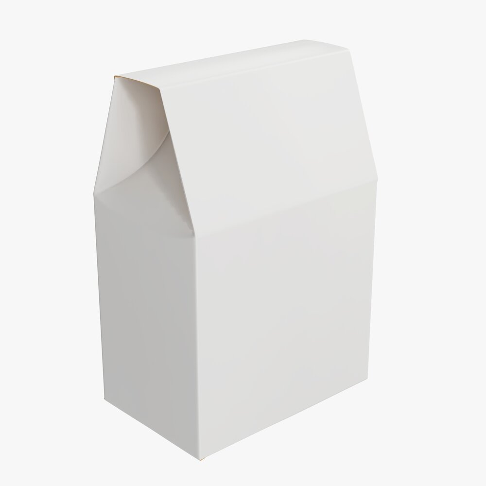 Cardboard Cookie Box Regular Cardboard 3D модель