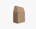 Cardboard Cookie Box Regular Cardboard Modèle 3d