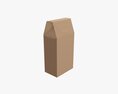 Cardboard Cookie Box Tall Cardboard Modello 3D