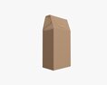 Cardboard Cookie Box Tall Cardboard Modelo 3d