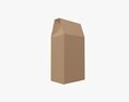 Cardboard Cookie Box Tall Cardboard 3D-Modell