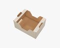 Cardboard Retail Tray Box 01 3D модель