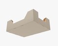 Cardboard Retail Tray Box 02 Modèle 3d