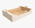 Cardboard Retail Tray Box 03 3D модель