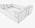 Cardboard Retail Tray Box 03 3D модель