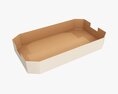Cardboard Retail Tray Box 04 3d model