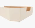 Cardboard Retail Tray Box 04 3d model