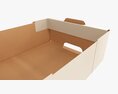 Cardboard Retail Tray Box 05 3D 모델 