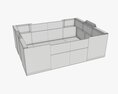 Cardboard Retail Tray Box 05 Modello 3D