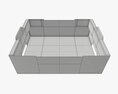 Cardboard Retail Tray Box 05 Modello 3D